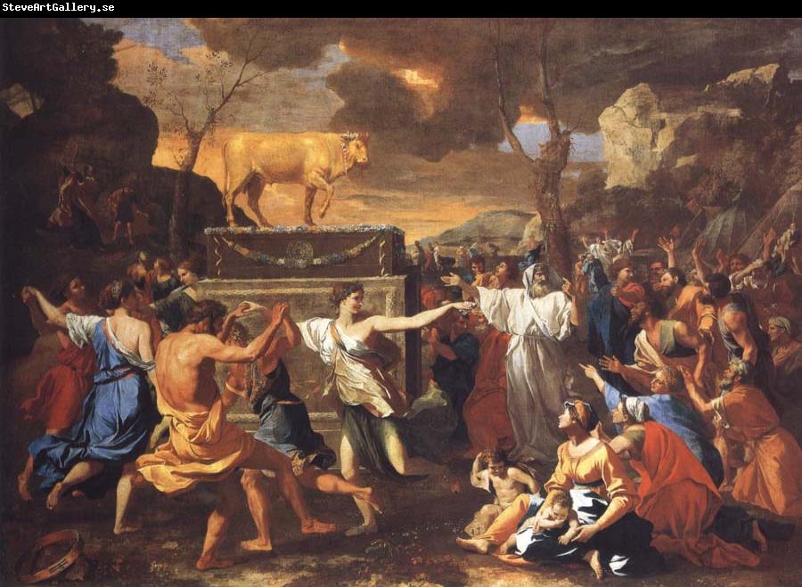 Nicolas Poussin The Adoration of the Golden Calf